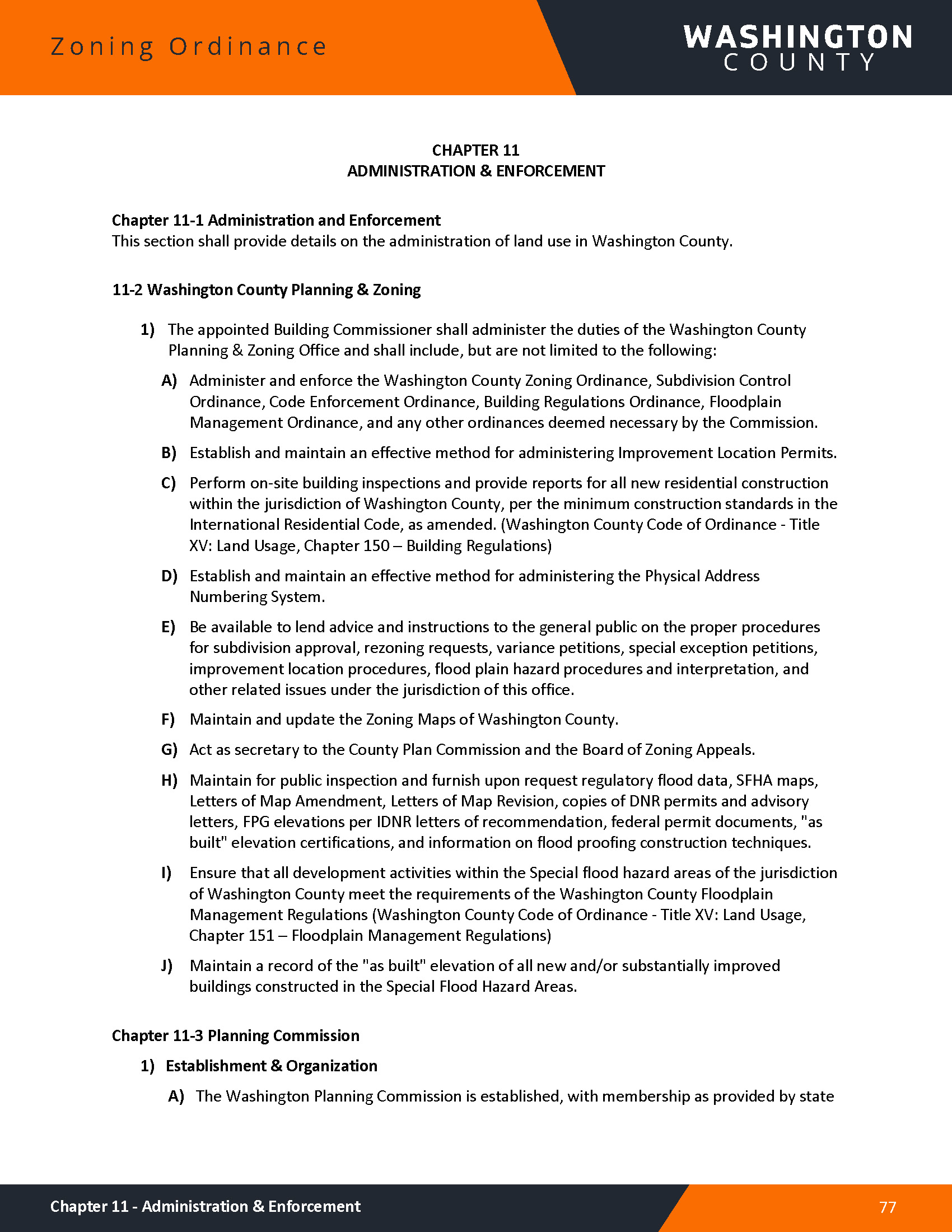 Washington County Zoning Ordinance1 12 25 Page 082